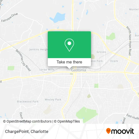 ChargePoint map