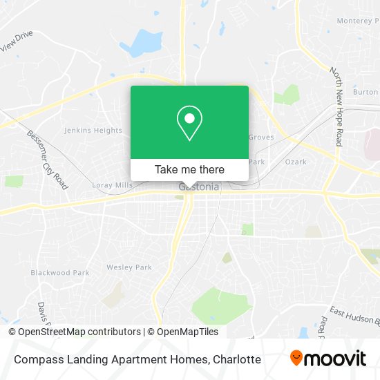 Compass Landing Apartment Homes map