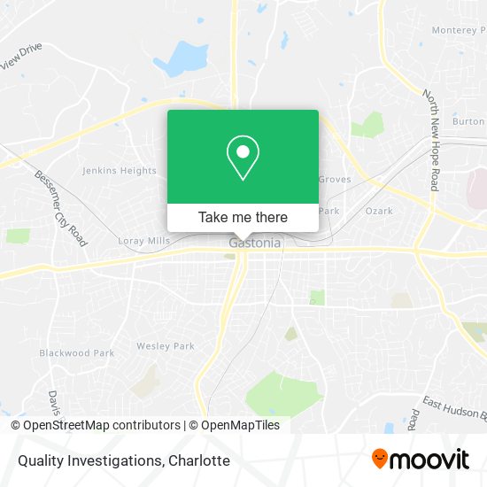 Quality Investigations map