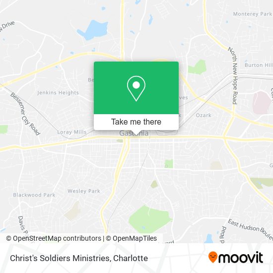 Mapa de Christ's Soldiers Ministries