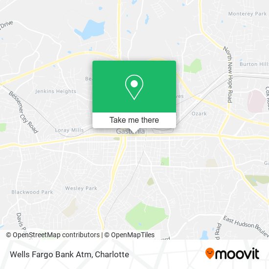 Wells Fargo Bank Atm map