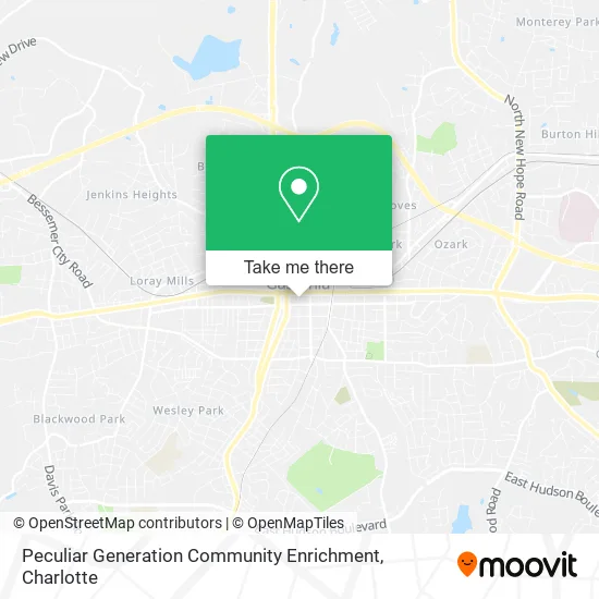 Peculiar Generation Community Enrichment map