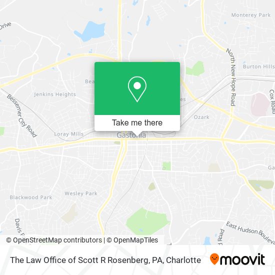 Mapa de The Law Office of Scott R Rosenberg, PA