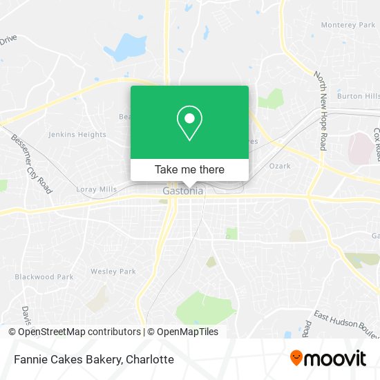 Mapa de Fannie Cakes Bakery