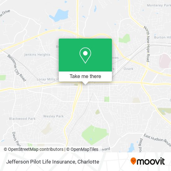 Jefferson Pilot Life Insurance map