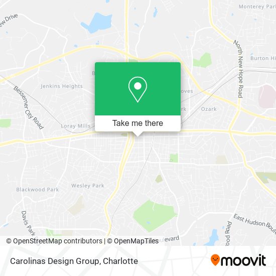 Mapa de Carolinas Design Group