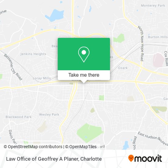 Mapa de Law Office of Geoffrey A Planer