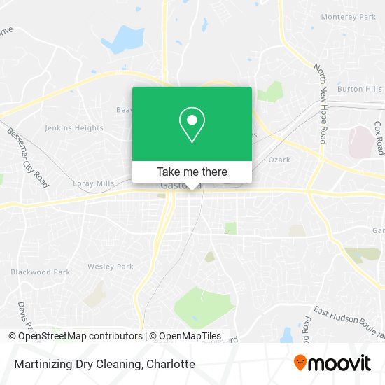 Martinizing Dry Cleaning map