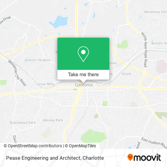 Pease Engineering and Architect map
