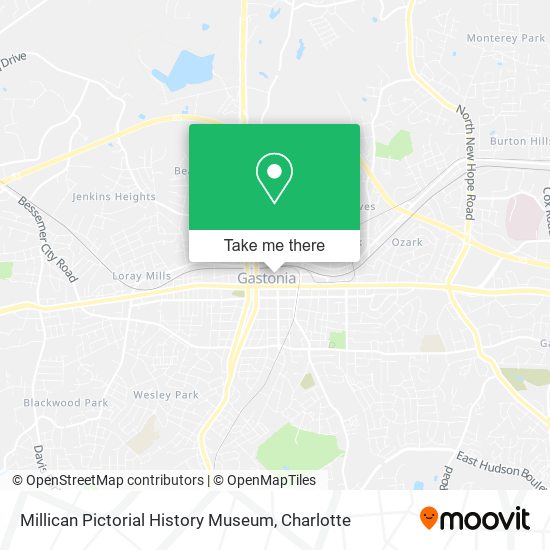 Mapa de Millican Pictorial History Museum