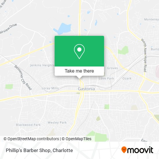 Mapa de Phillip's Barber Shop