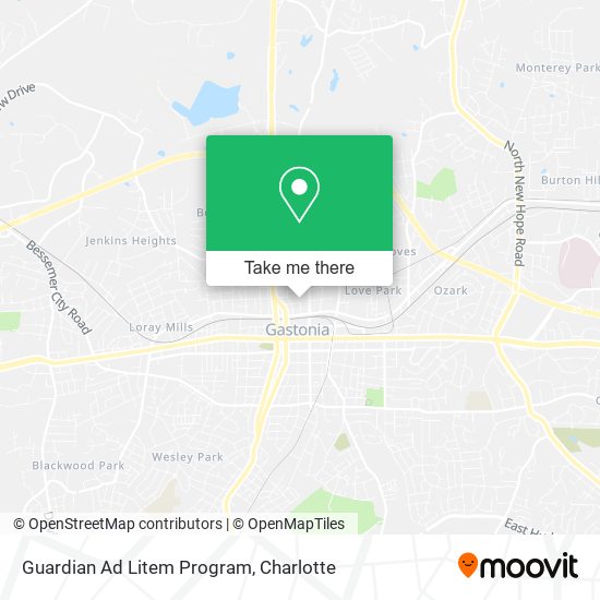 Mapa de Guardian Ad Litem Program