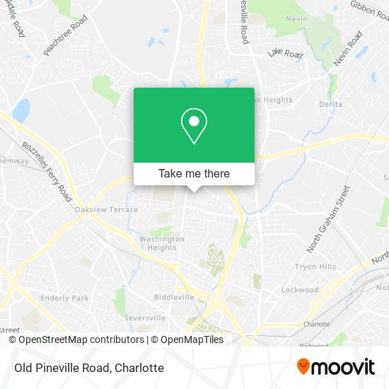 Mapa de Old Pineville Road