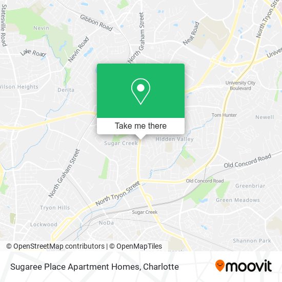 Sugaree Place Apartment Homes map