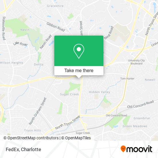 Mapa de FedEx