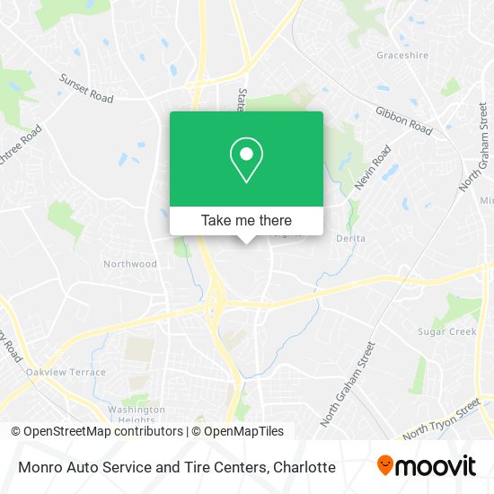 Monro Auto Service and Tire Centers map