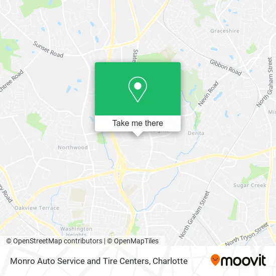 Monro Auto Service and Tire Centers map