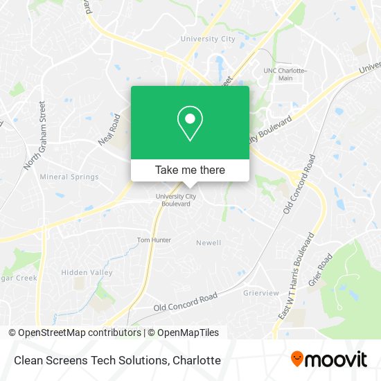 Mapa de Clean Screens Tech Solutions