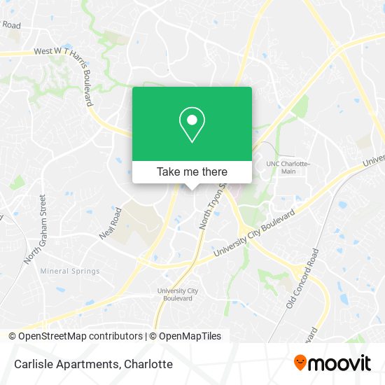 Carlisle Apartments map