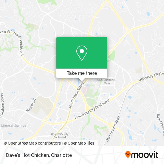 Dave's Hot Chicken map