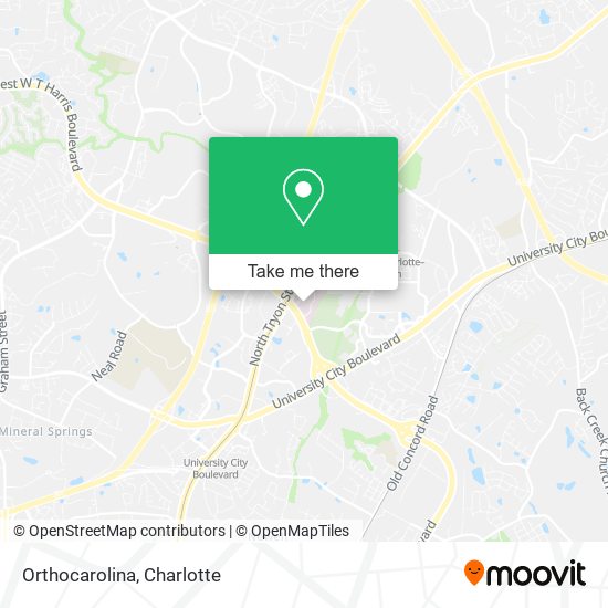 Orthocarolina map