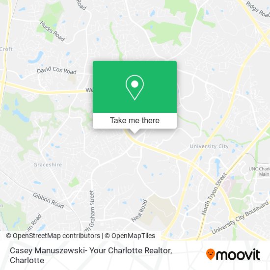 Mapa de Casey Manuszewski- Your Charlotte Realtor