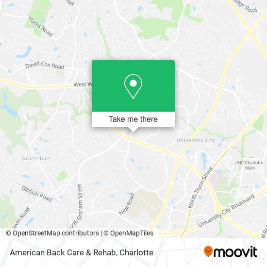 American Back Care & Rehab map