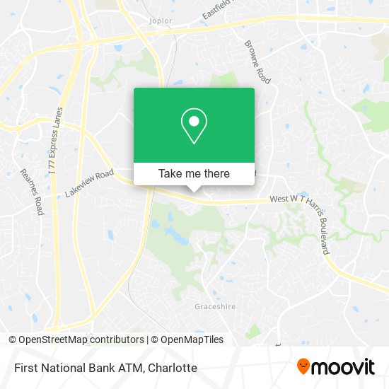 First National Bank ATM map