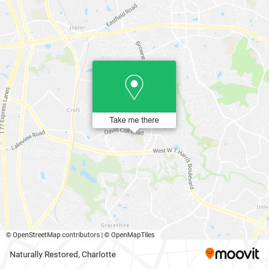 Mapa de Naturally Restored