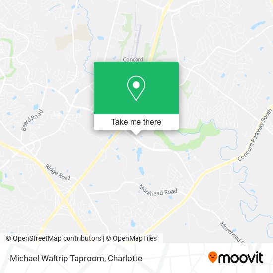 Michael Waltrip Taproom map