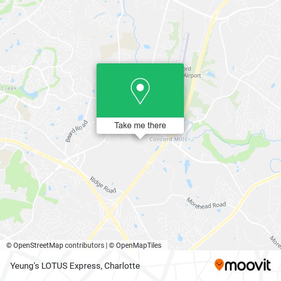 Yeung's LOTUS Express map