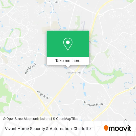 Vivant Home Security & Automation map
