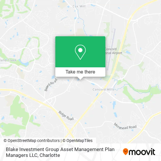Blake Investment Group Asset Management Plan Managers LLC map
