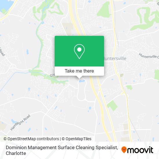 Mapa de Dominion Management Surface Cleaning Specialist