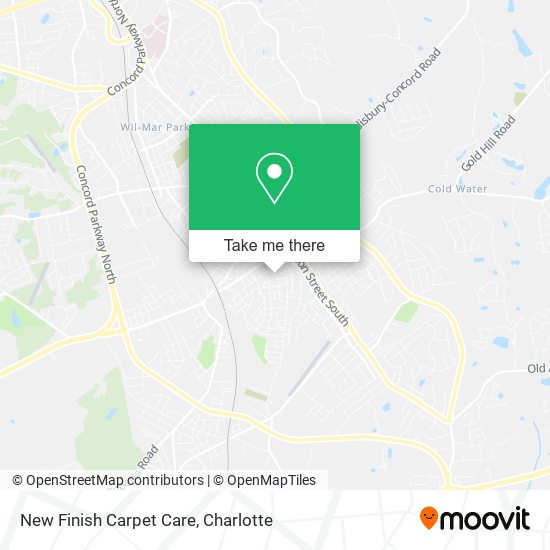 Mapa de New Finish Carpet Care