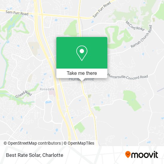 Mapa de Best Rate Solar