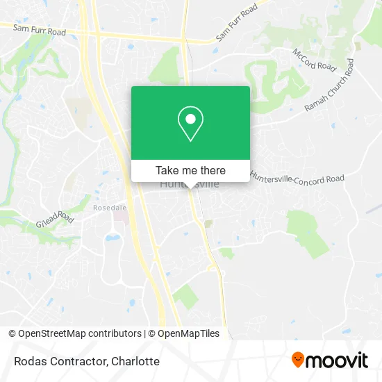 Rodas Contractor map