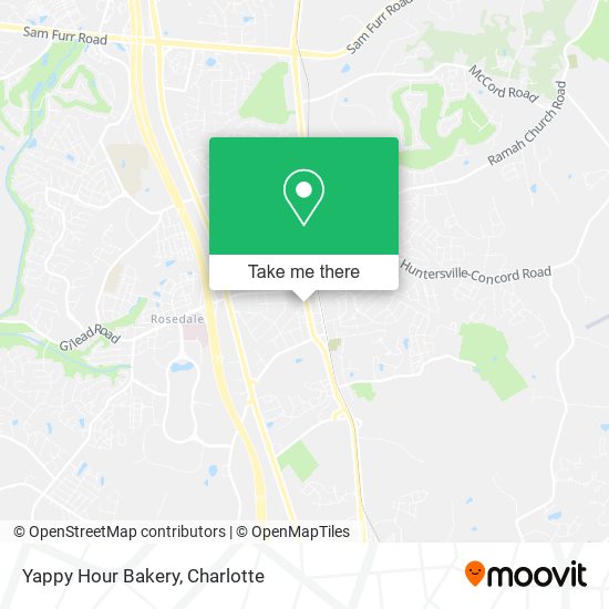 Yappy Hour Bakery map