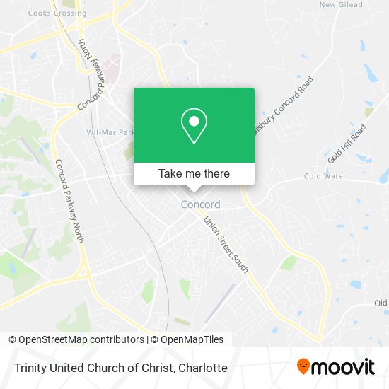 Trinity United Church of Christ map