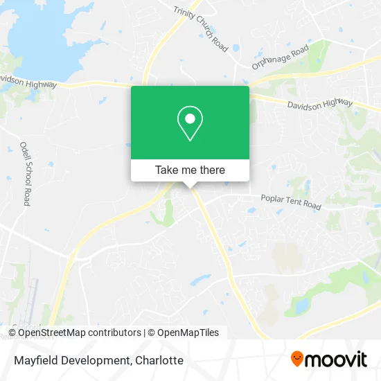 Mayfield Development map