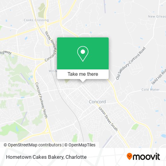 Hometown Cakes Bakery map