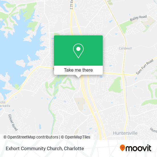Exhort Community Church map