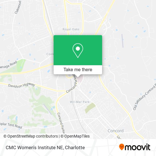 CMC Women's Institute NE map