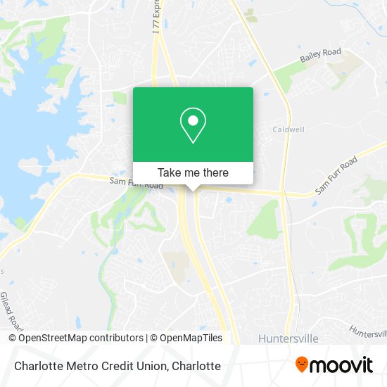 Charlotte Metro Credit Union map