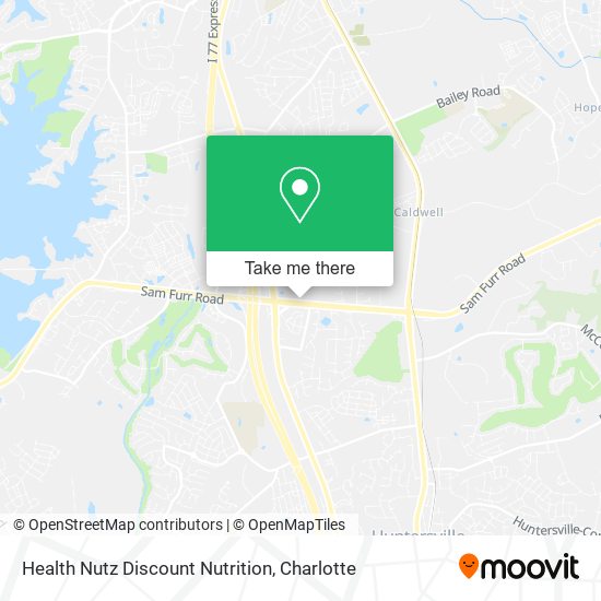 Mapa de Health Nutz Discount Nutrition