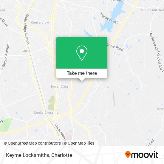 Keyme Locksmiths map