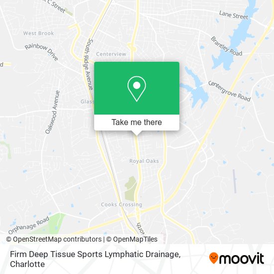 Firm Deep Tissue Sports Lymphatic Drainage map