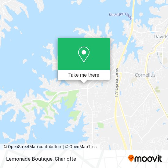 Mapa de Lemonade Boutique