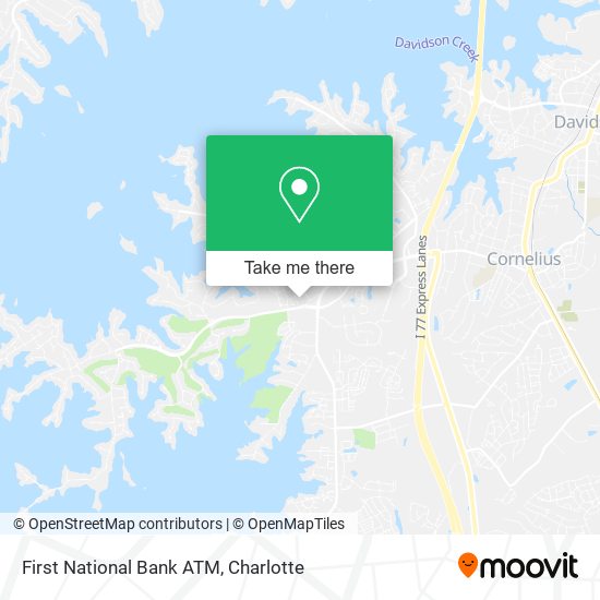 First National Bank ATM map