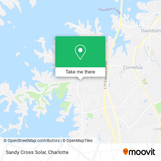 Mapa de Sandy Cross Solar